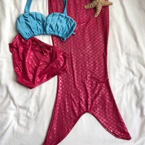 Adorable Mermaid Bathing suit set